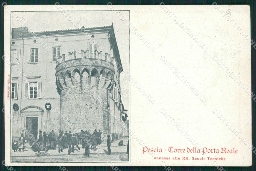 Pistoia Pescia città STRAPPINI cartolina XB3815 – fronte