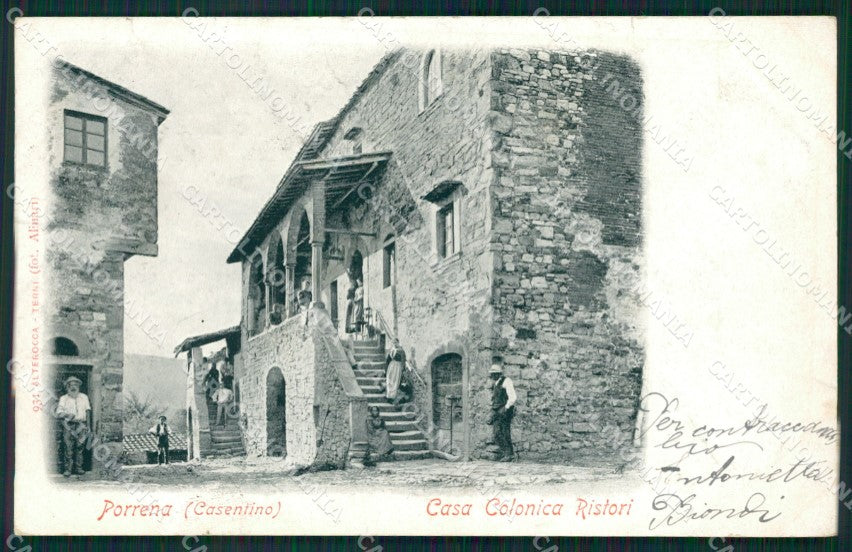 Arezzo Poppi Porrena Alterocca 931 cartolina XB3816 – fronte
