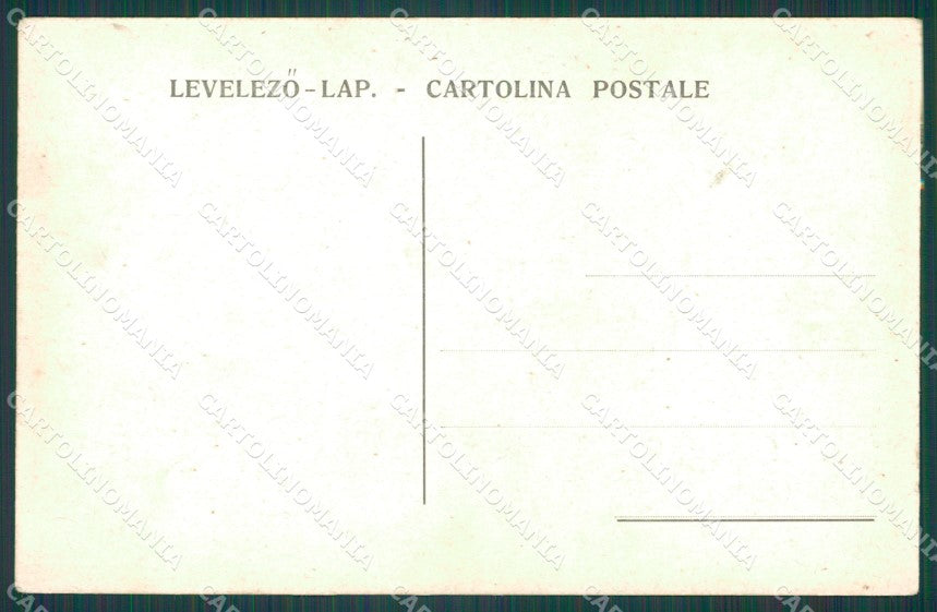 Roma città Padiglione Ungherese Savoia Reali cartolina XB3836 – retro