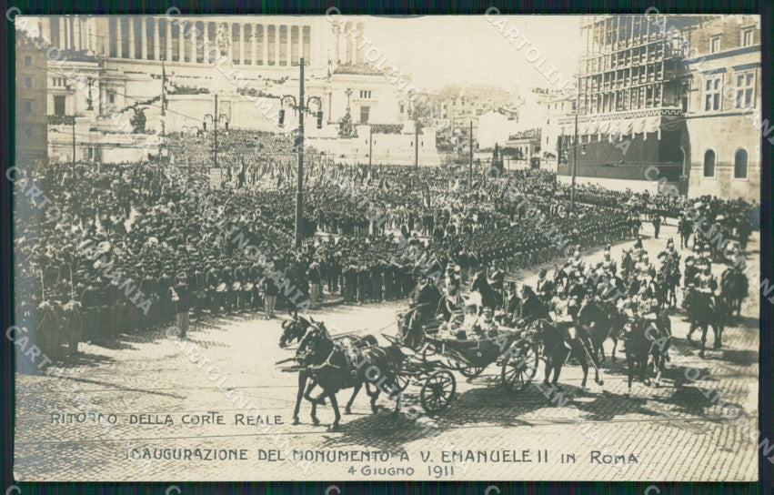 Roma città Vittoriano Savoia Alterocca foto cartolina XB3840 – fronte