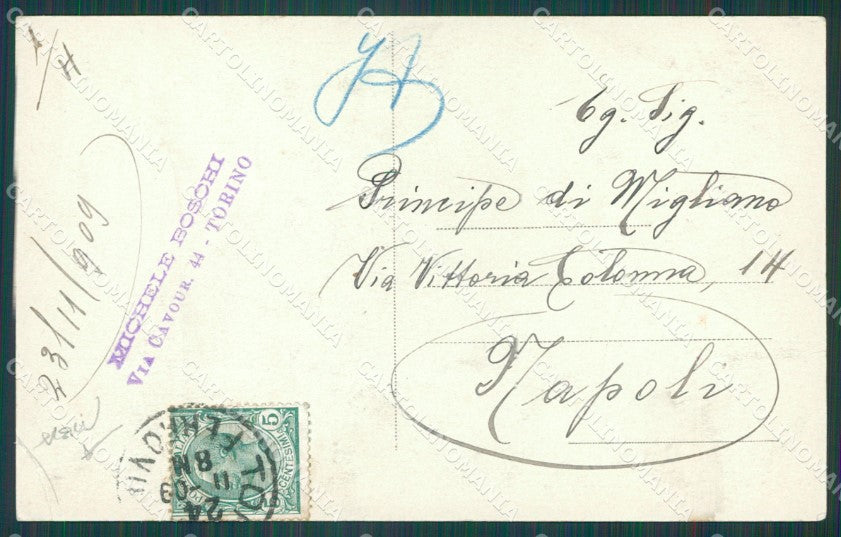 Cuneo Racconigi Russia Czar PIEGA foto cartolina XB3851 – retro
