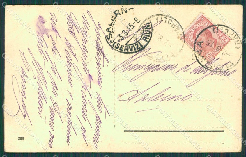 Napoli Ercolano Resina cartolina XB3854 – retro