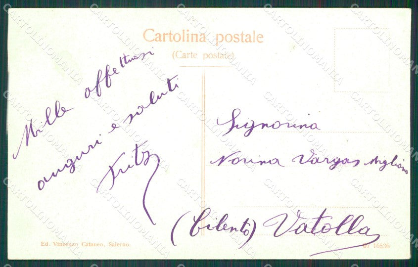 Salerno città cartolina XB3902 – retro