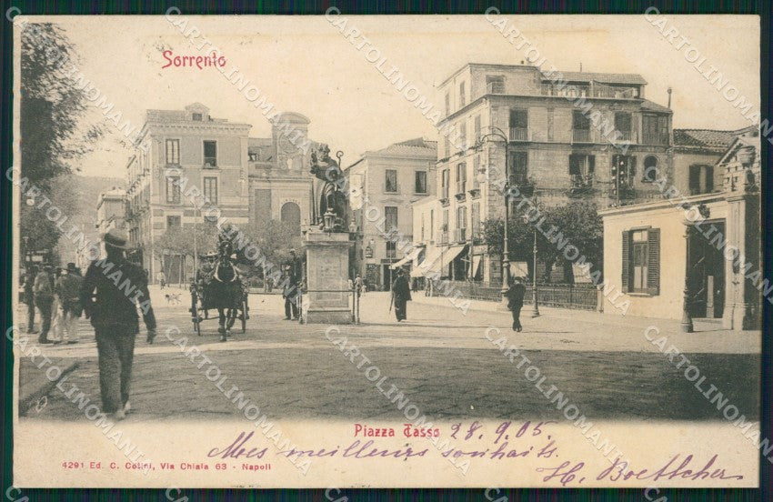 Napoli Sorrento cartolina XB3916 – fronte