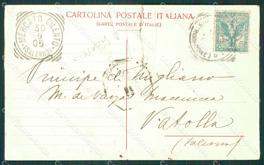 Napoli Sorrento Mercato STRAPPO cartolina XB3919 – retro