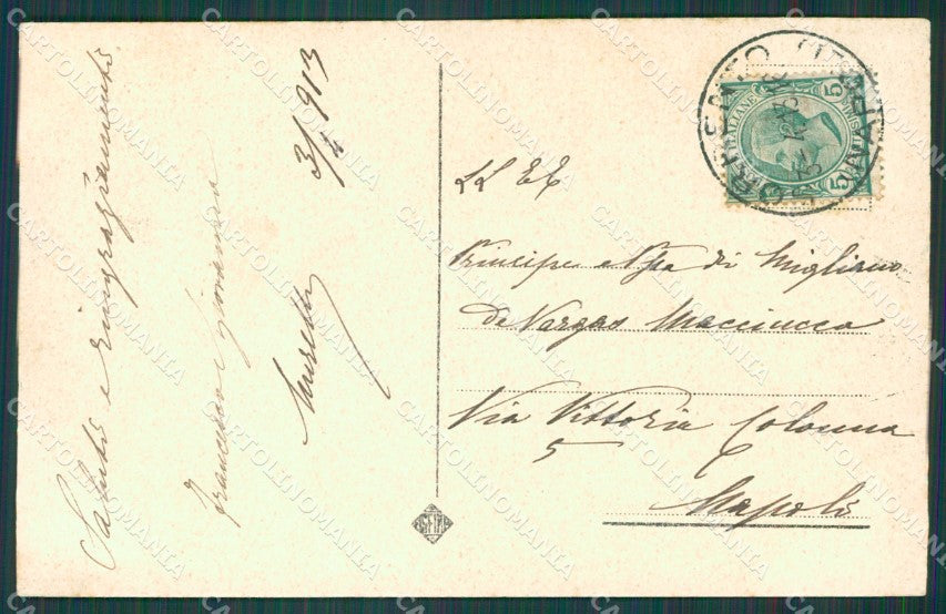 Napoli Sorrento cartolina XB3921 – retro