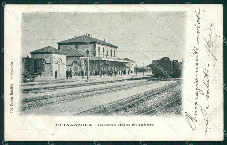 Bari Spinazzola Stazione cartolina XB3931 – fronte