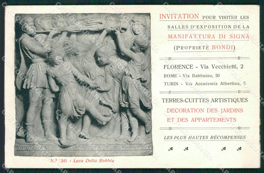 Firenze Signa Pubblicitaria cartolina XB3935 – fronte