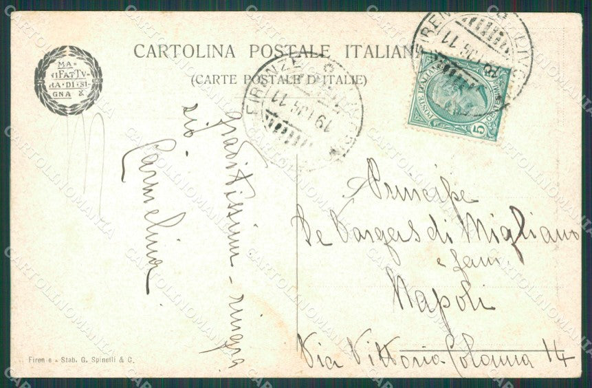 Firenze Signa Pubblicitaria cartolina XB3935 – retro