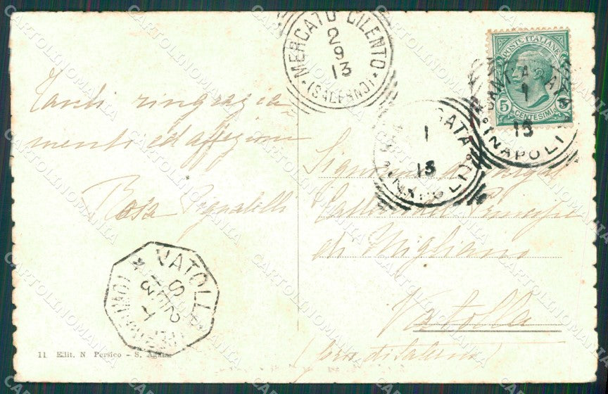 Napoli Massa Lubrense San'Agata sui Due Golfi cartolina XB3944 – retro