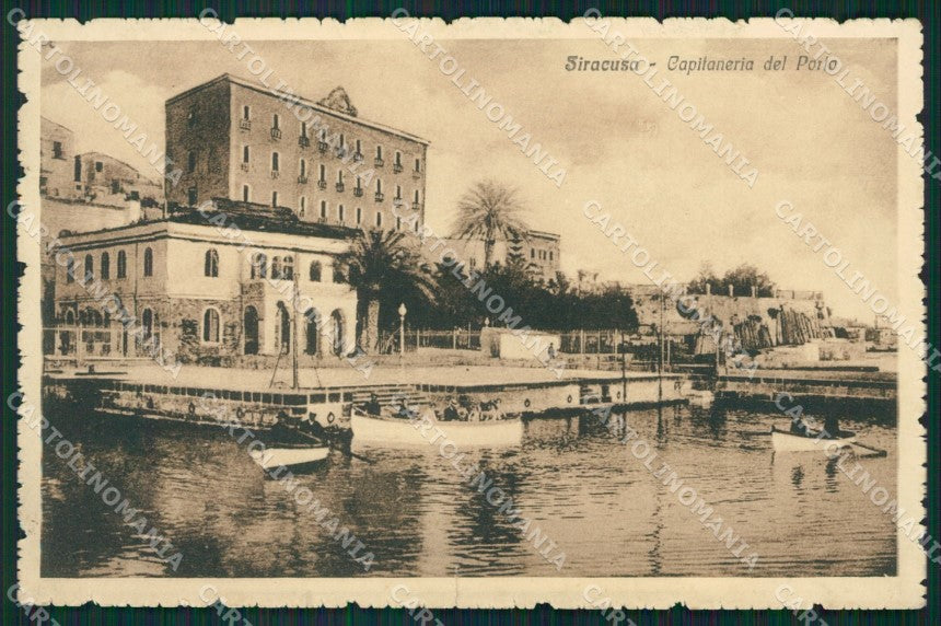 Siracusa città STRAPPINI cartolina XB3961 – fronte