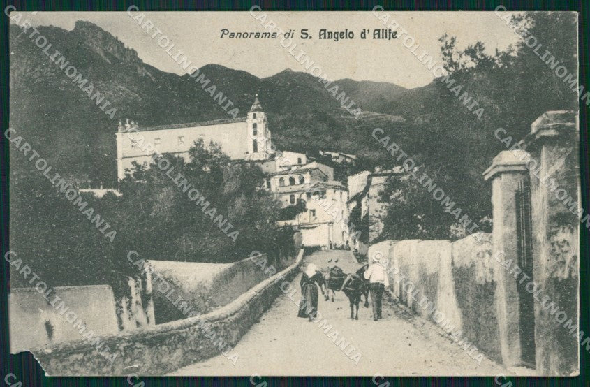 Caserta Sant'Angelo d'Alife PIEGHE cartolina XB3984 – fronte