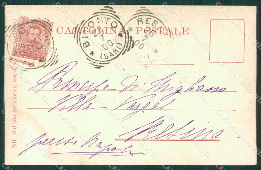 Taranto città Lopez cartolina XB3991 – retro