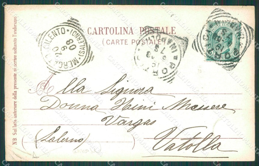 Napoli Torre del Greco PIEGHE cartolina XB3993 – retro