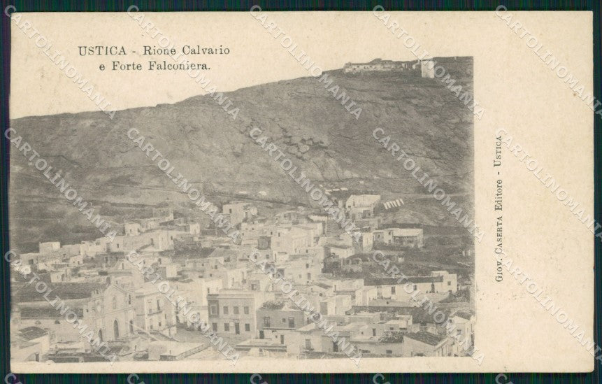 Palermo Ustica cartolina XB4072 – fronte
