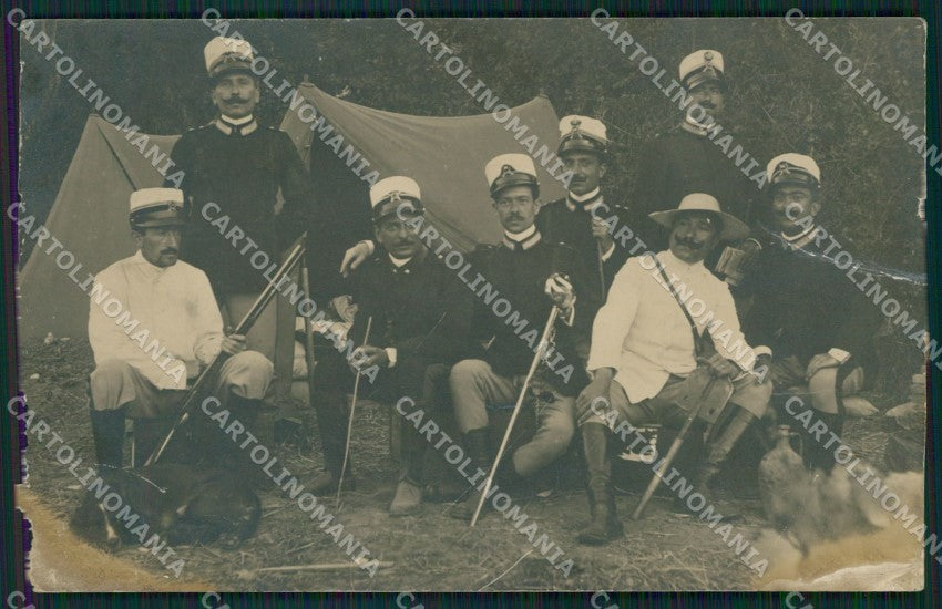 Firenze Empoli Militari PIEGA ABRASA foto cartolina XB4085 – fronte