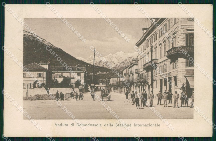 Verbania Domodossola cartolina XB4086 – fronte