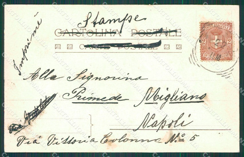 Como città Onoranze Volta Chiattone Commemorativa cartolina XB4091 – retro