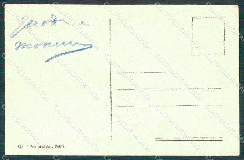 Padova Città cartolina XB4129 – retro