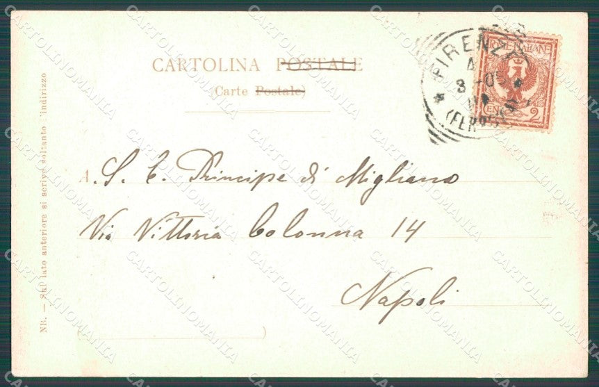 Firenze Città cartolina XB4132 – retro