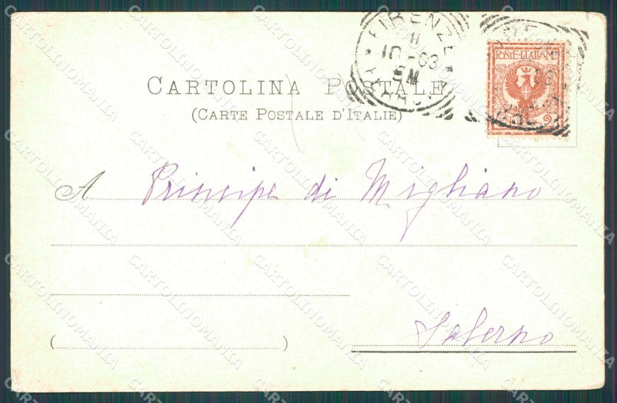 Firenze Città cartolina XB4133 – retro