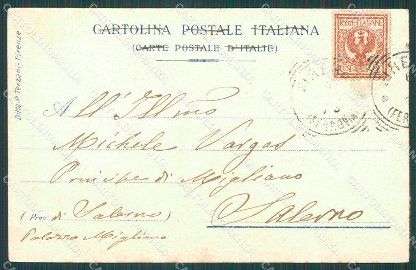 Firenze Città ABRASA cartolina XB4135 – retro