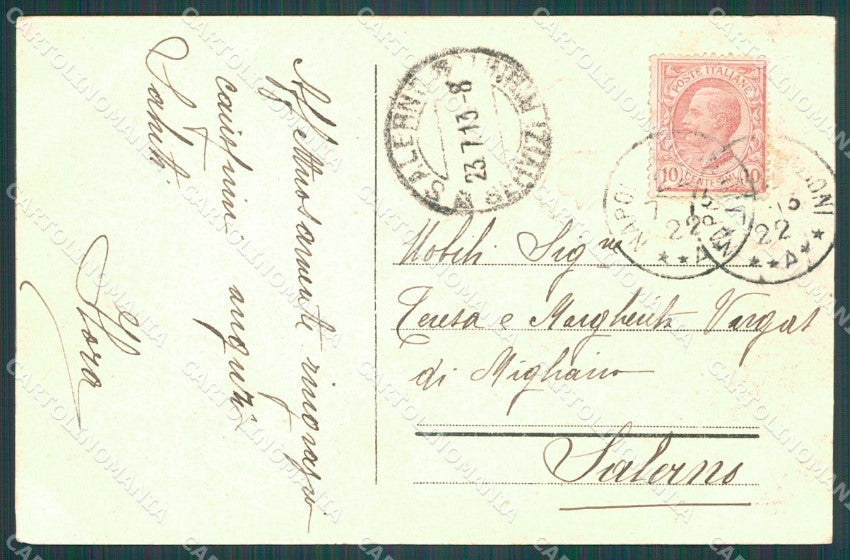 Napoli Città cartolina XB4146 – retro
