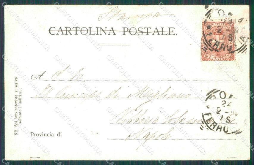 Roma Città Raffaello Sanzio Madonna di Foligno cartolina XB4176 – retro