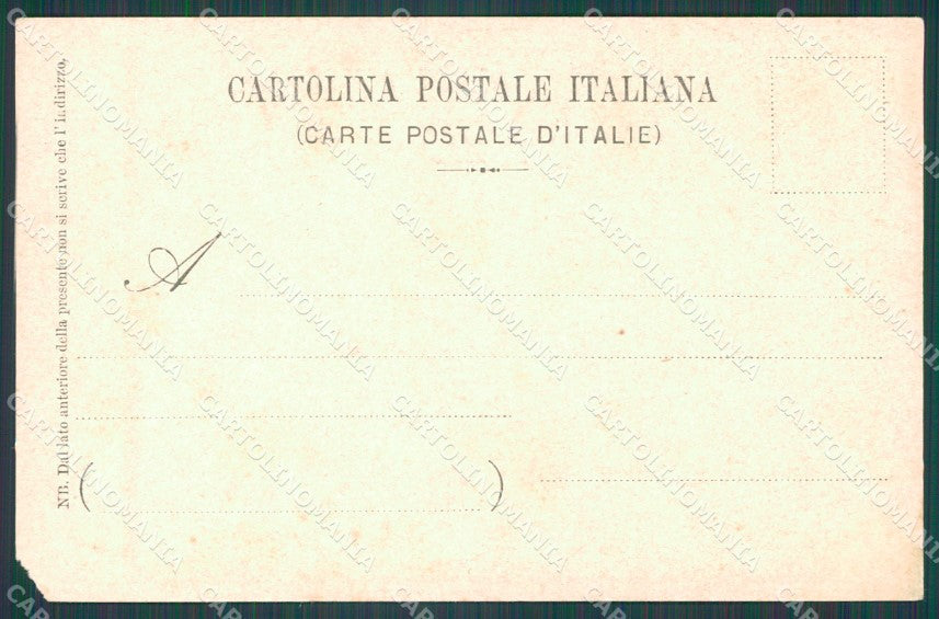 Roma Città Pinelli Virgiliane Giunone ABRASA cartolina XB4217 – retro