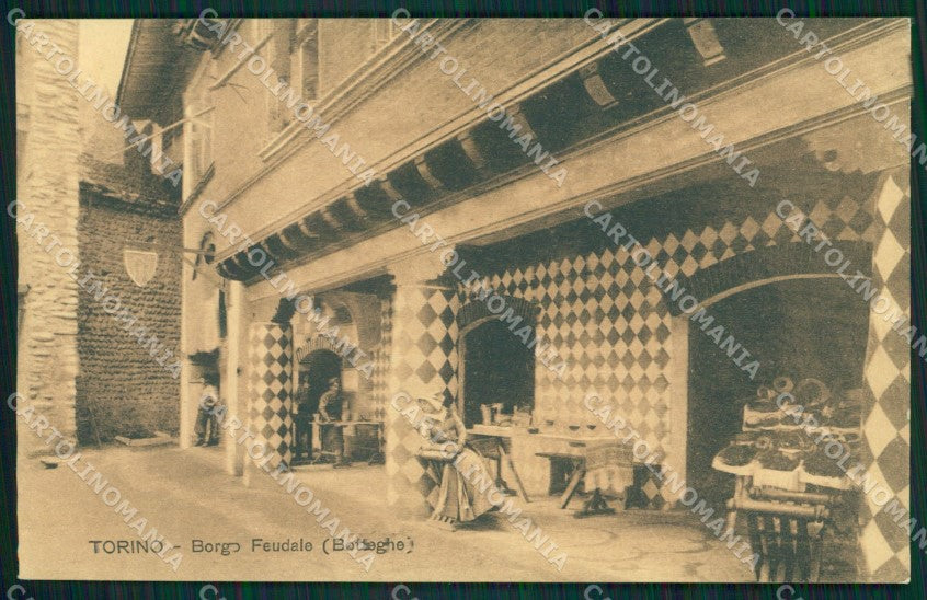 Torino Borgo Feudale cartolina XB4271 – fronte
