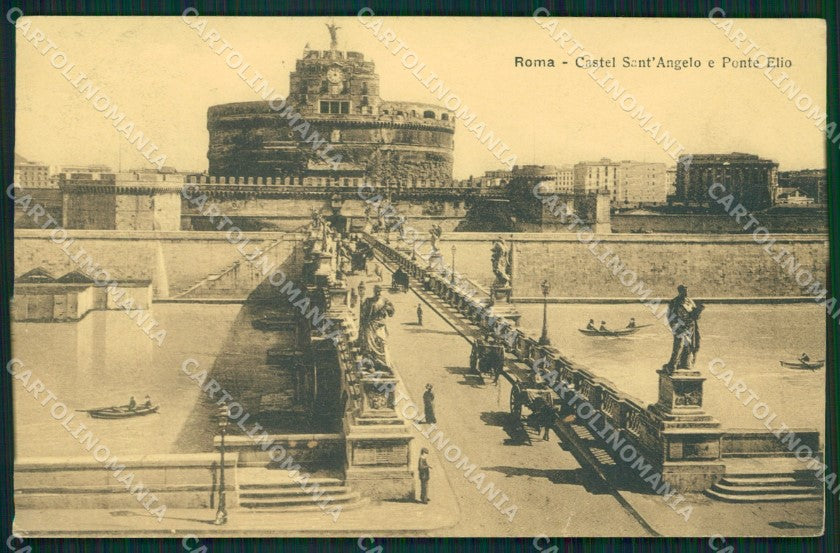 Roma Città Castel Sant'Angelo cartolina XB4274 – fronte