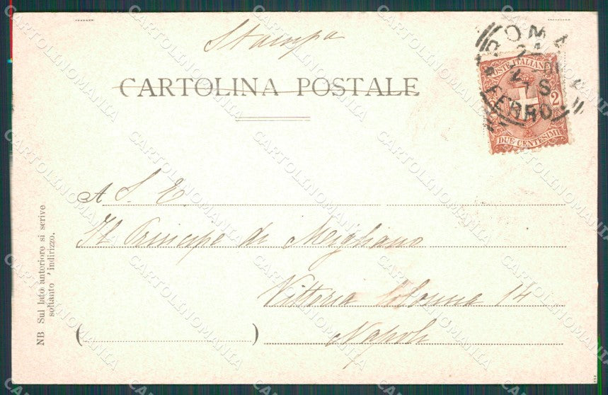 Roma Vaticano Raffaello Sanzio Parnasso cartolina XB4286 – retro