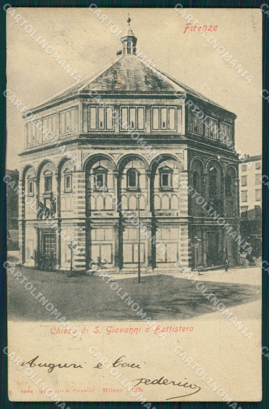 Firenze Città PIEGHINA cartolina XB4308 – fronte