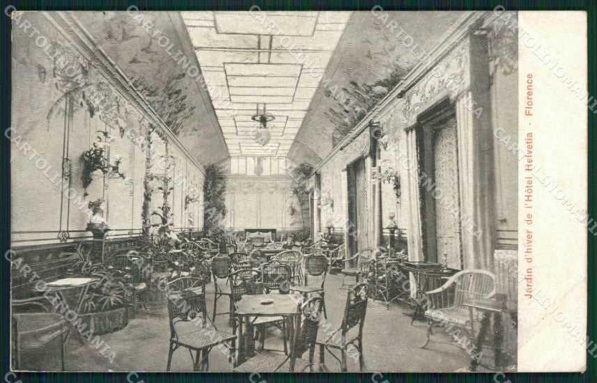 Firenze Città Hotel Helvetia STRAPPINO cartolina XB4330 – fronte