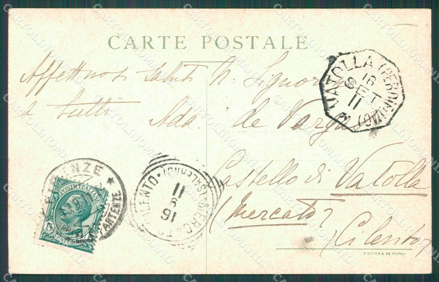Firenze Città Hotel Helvetia STRAPPINO cartolina XB4330 – retro