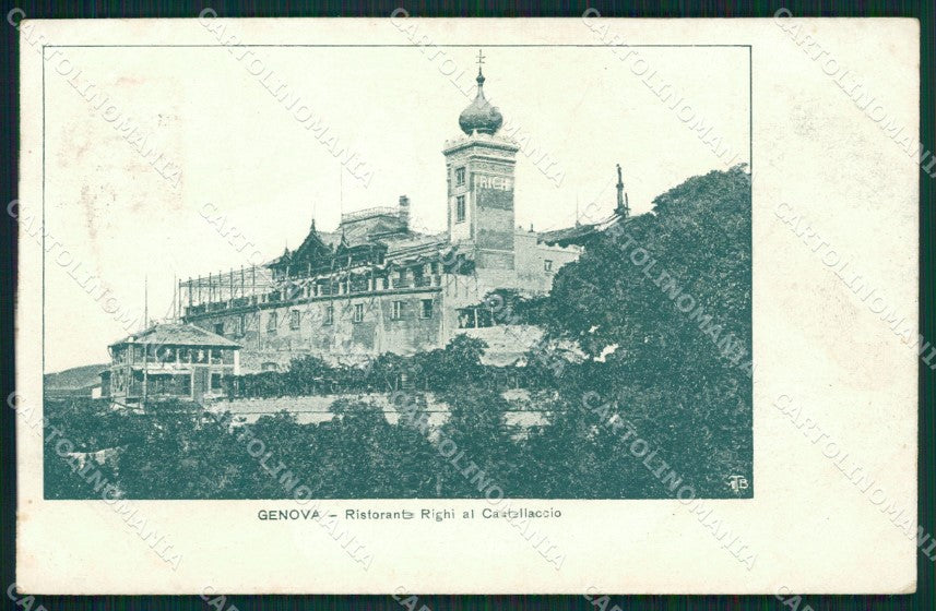 Genova Città Ristorante Righi cartolina XB4331 – fronte