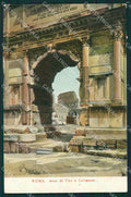 Roma Città Arco di Tito Colosseo cartolina XB4360 – fronte