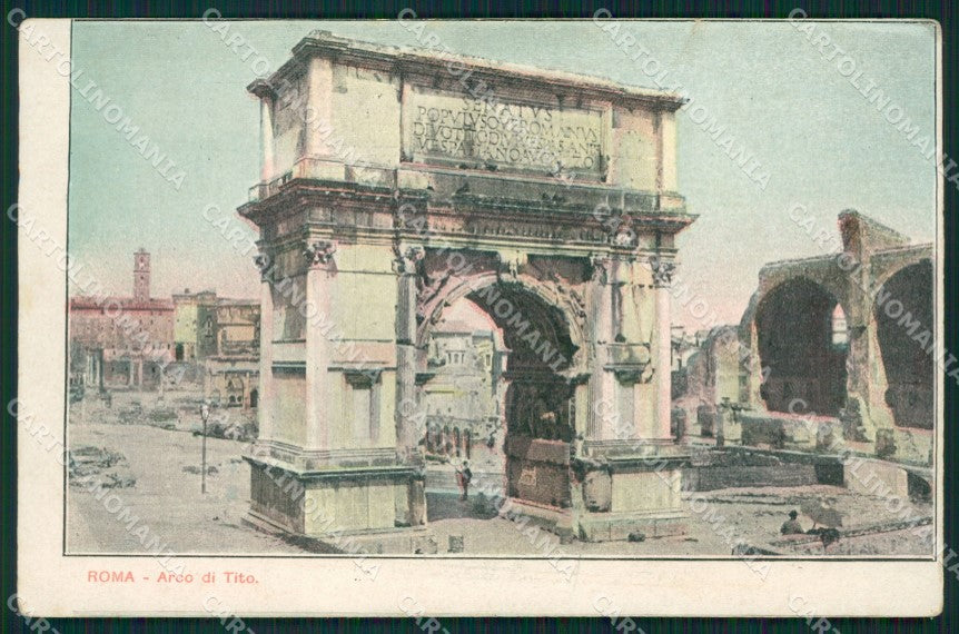 Roma Città Arco di Tito cartolina XB4370 – fronte