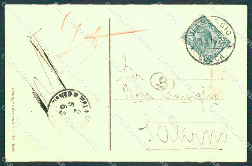 Lucca Viareggio Trabaccolo Viareggino cartolina XB4374 – retro