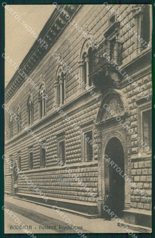 Bologna Città Palazzo Bevilacqua cartolina XB4389 – fronte
