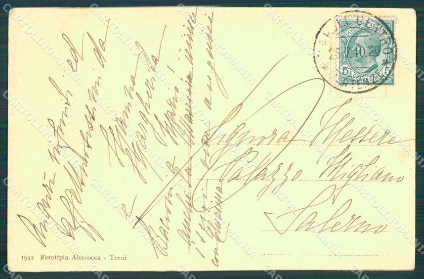 Napoli Città cartolina XB4398 – retro