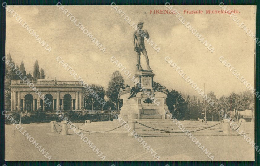 Firenze Città Piazza Michelangelo cartolina XB4408 – fronte