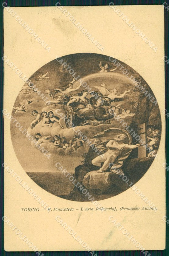 Torino Città Pinacoteca Albani L'Aria cartolina XB4418 – fronte