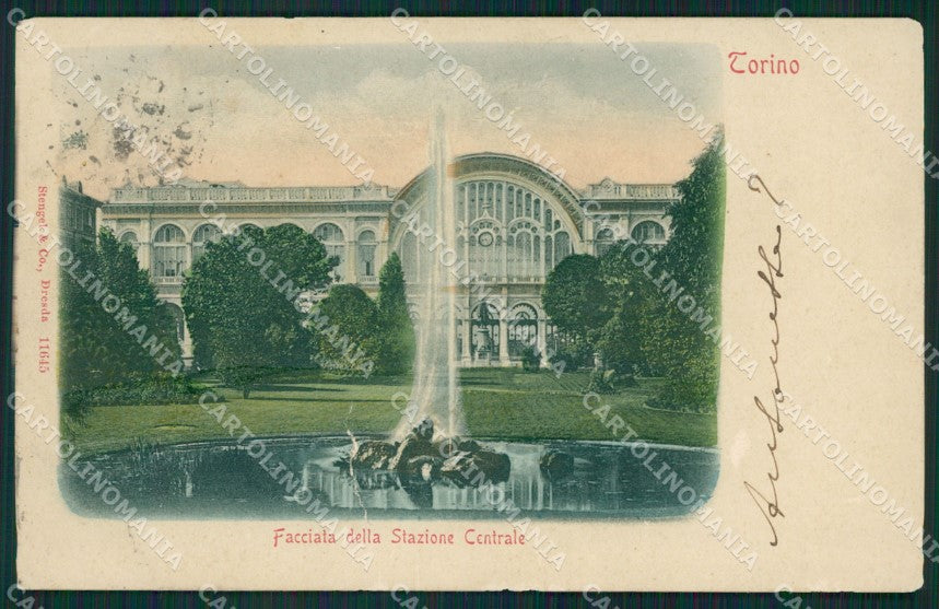 Torino Città Stazione STRAPPO ABRASA cartolina XB4425 – fronte