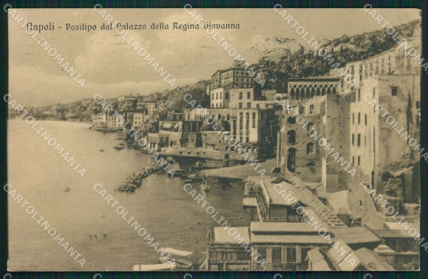 Napoli Posillipo Regina Giovanna cartolina XB4435 – fronte