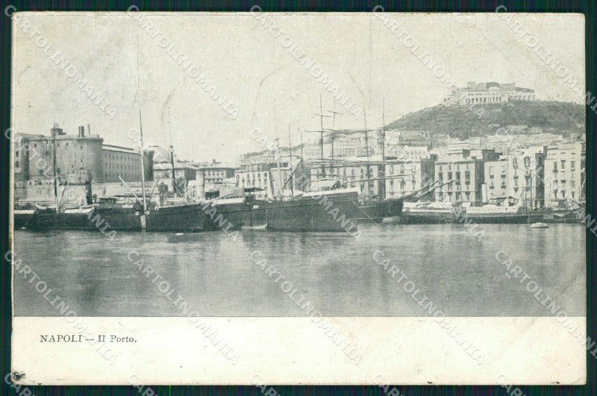 Napoli Città Porto cartolina XB4438 – fronte