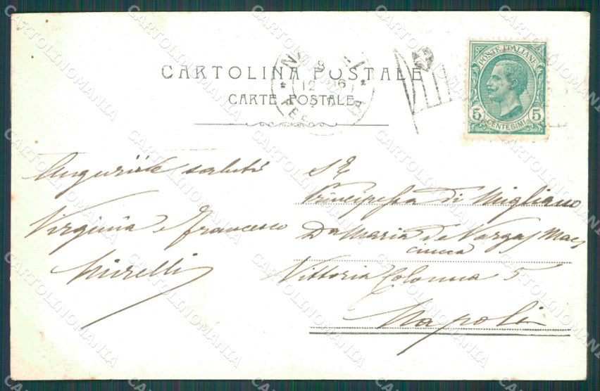 Napoli Città cartolina XB4443 – retro
