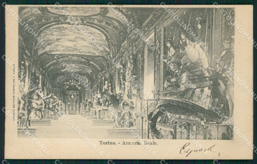 Torino Città Armeria Reale cartolina XB4445 – fronte