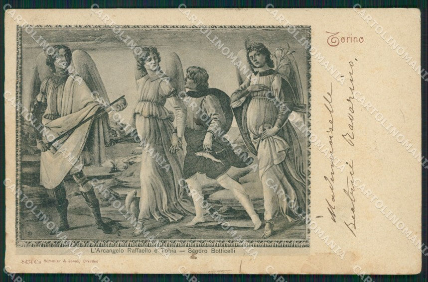 Torino Città Palazzo Reale Botticelli cartolina XB4452 – fronte
