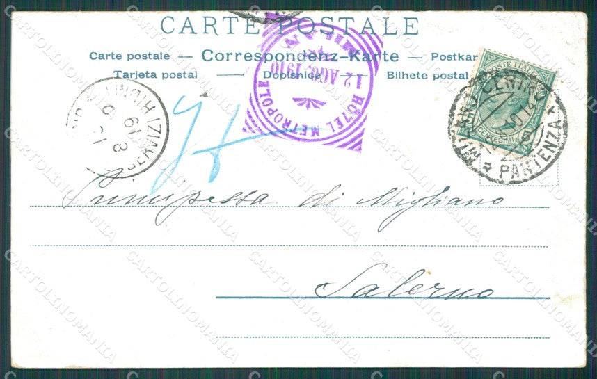 Milano Città Castello Sforzesco cartolina XB4465 – retro